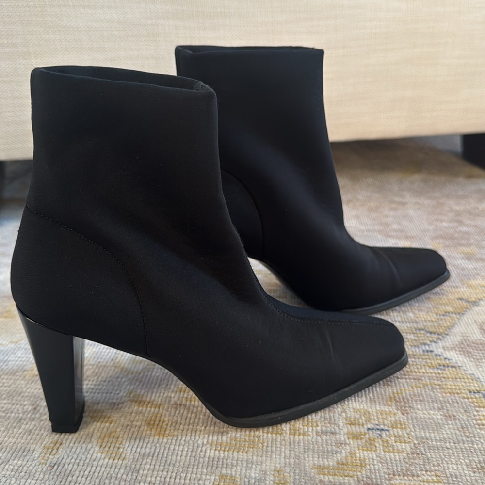 Stuart Weitzman Stretch Sock Black Boots Size 6